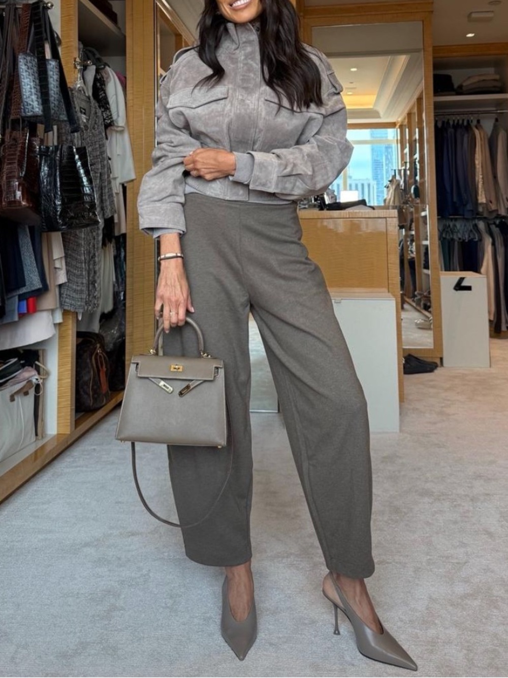 ZARA SOFT CARROT PANTS